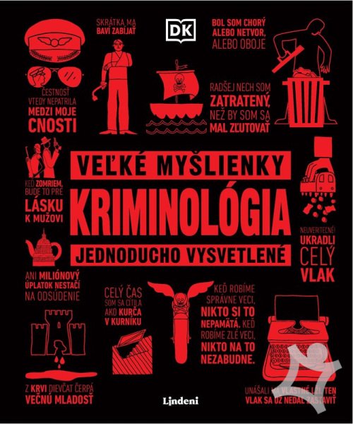 Fotografia obálky knihy Veľké myšlienky : kriminológia : jednoducho vysvetlené