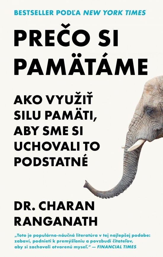 Fotografia obálky knihy Prečo si pamätáme