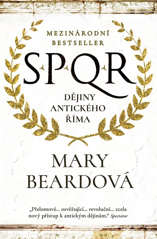 Fotografia obálky knihy SPQR, dějiny antického Říma