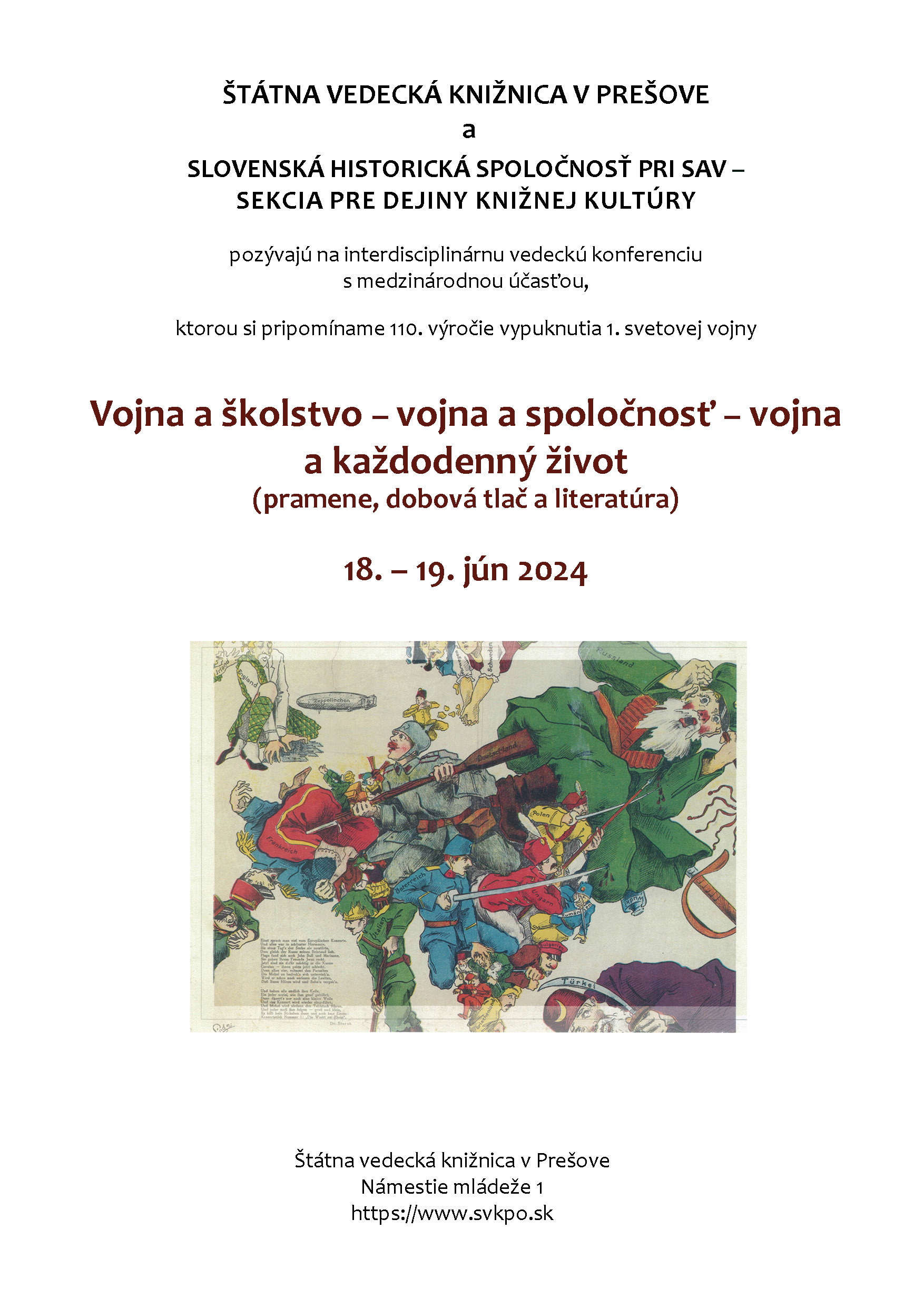 Obsah plagátu k podujatiu v texte.